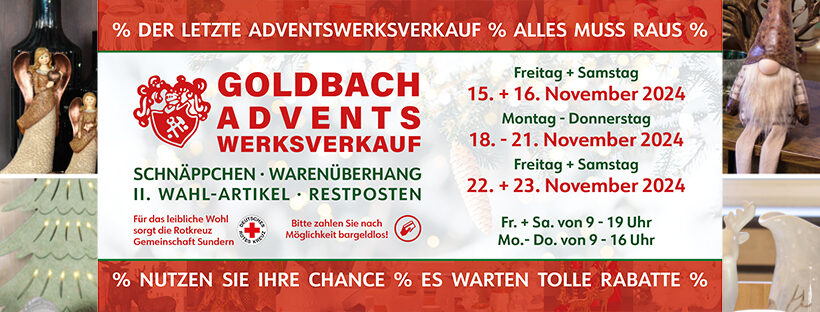 GOLDBACH Geschenkartikel Werksverkauf